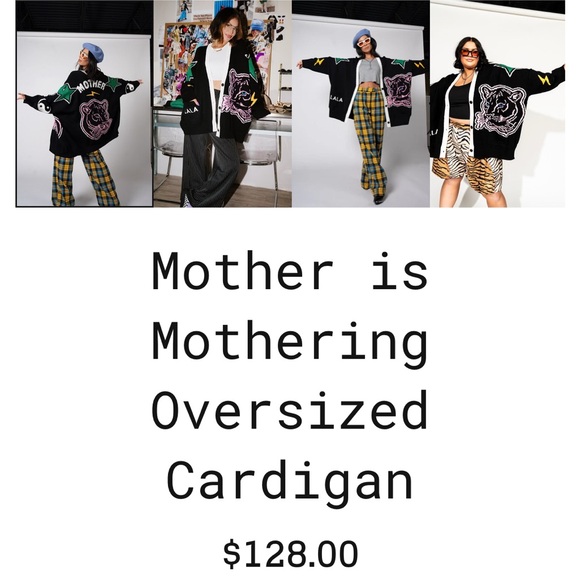 Dressed in Lala Mother is Mothering Oversized Cardigan NWT - Picture 6 of 6